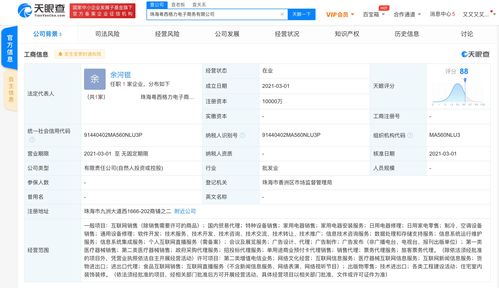 珠?；浳鞲窳﹄娮由虅沼邢薰境闪ⅲ再Y本達1億元，專注國內貿易代理